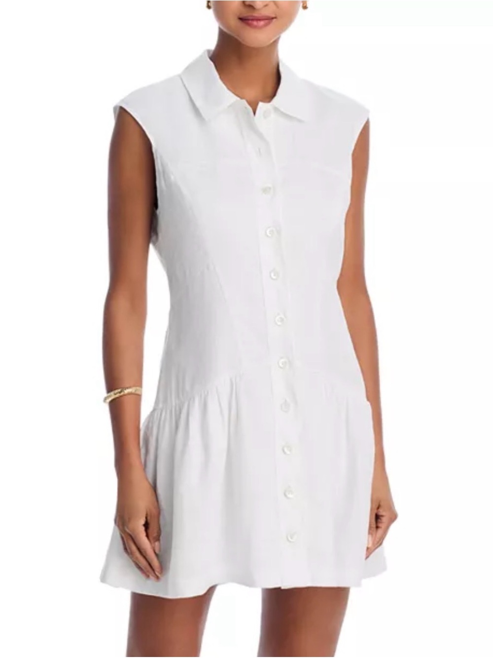 FRAME Women's The Linen Day Dress - Sz L NWT